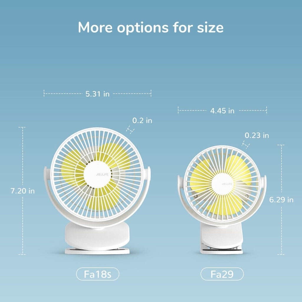 Mô tả Quạt Kẹp Đa Năng Jisulife FA18S Cao Cấp Mát 360 Độ | Pin 4000mAh Sạc Nhanh Sử Dụng Đến 16h | Chính Hãng - BH 12 Tháng - 9