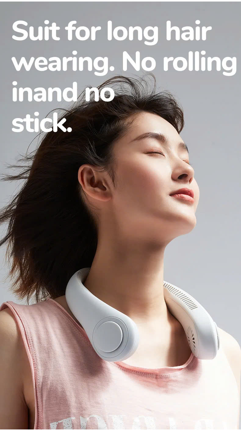 Mô tả Quạt Đeo Cổ Không Cánh JISULIFE FA14 Siêu Mát 270 Độ - Pin 4000mAh Sử Dụng Lên Đến 16H Chính Hãng - Bảo Hành 12 Tháng - 3