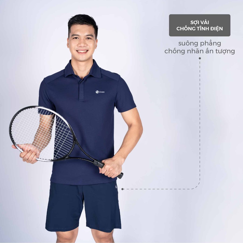Mô tả Quần Short Thể Thao Nam LV24S04M301 Có Khoá Túi Livan Sport Chính Hãng, Quần Đùi Nam Tập Thể Thao - 2