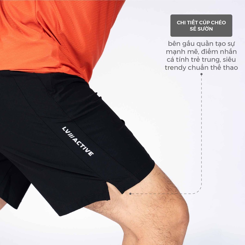 Mô tả Quần Short Thể Thao Nam LV24S04M301 Có Khoá Túi Livan Sport Chính Hãng, Quần Đùi Nam Tập Thể Thao - 3