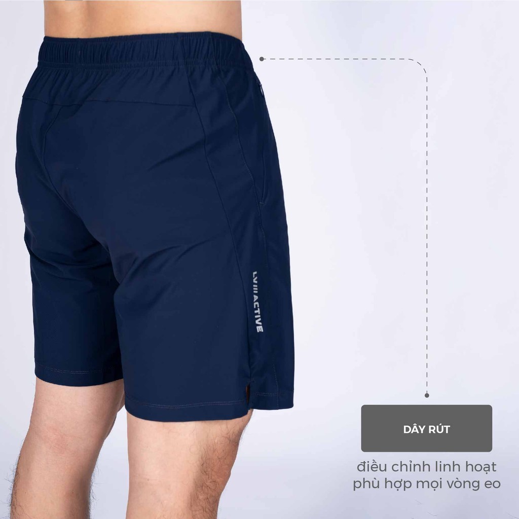 Mô tả Quần Short Thể Thao Nam LV24S04M301 Có Khoá Túi Livan Sport Chính Hãng, Quần Đùi Nam Tập Thể Thao - 5