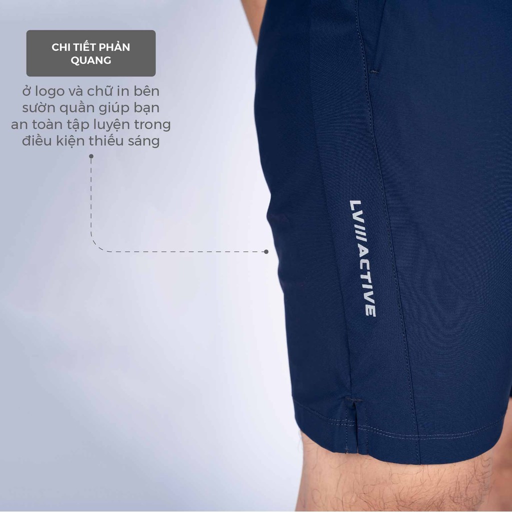 Mô tả Quần Short Thể Thao Nam LV24S04M301 Có Khoá Túi Livan Sport Chính Hãng, Quần Đùi Nam Tập Thể Thao - 8