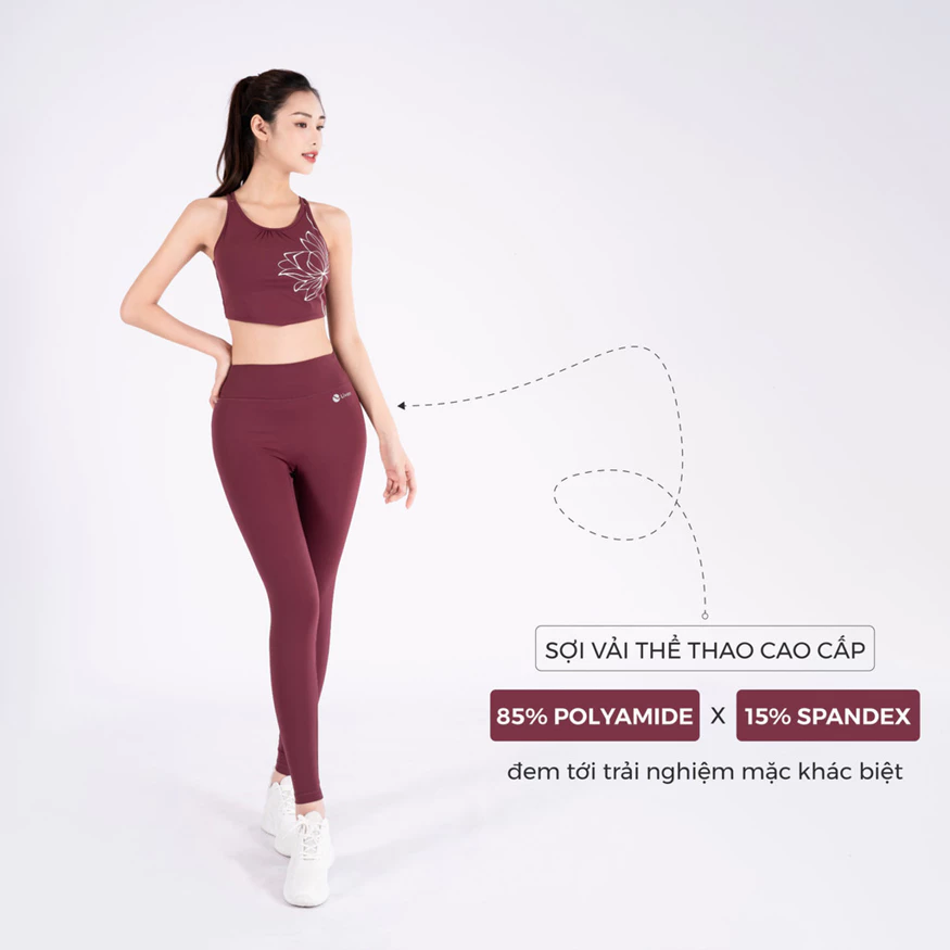Quần Legging Cạp Cao Livan Sport LV24N01F501