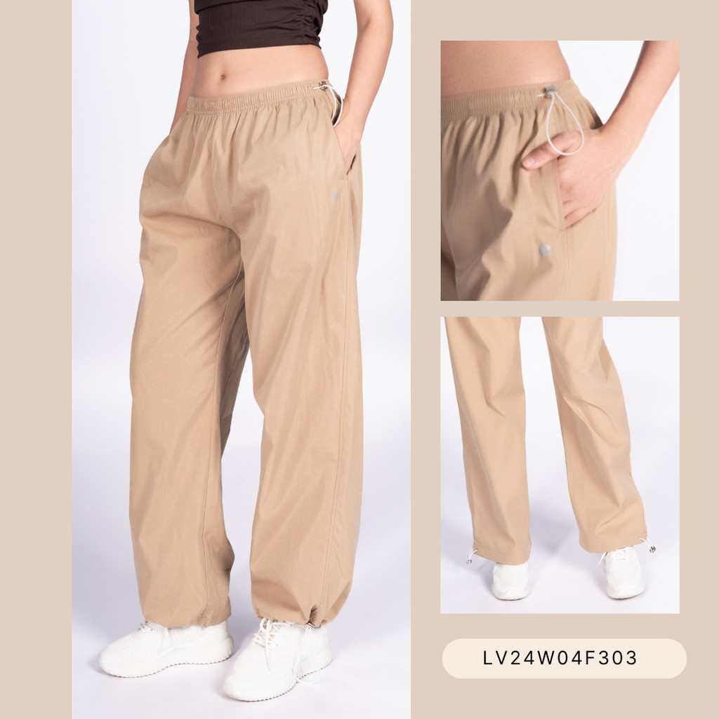 Mô tả Quần Ống Rộng, Quần Jogger Nữ Vải Gió Cạp Chun Rút Dây Livan Sport Cao Cấp, Quần Nữ Form Rộng - 11