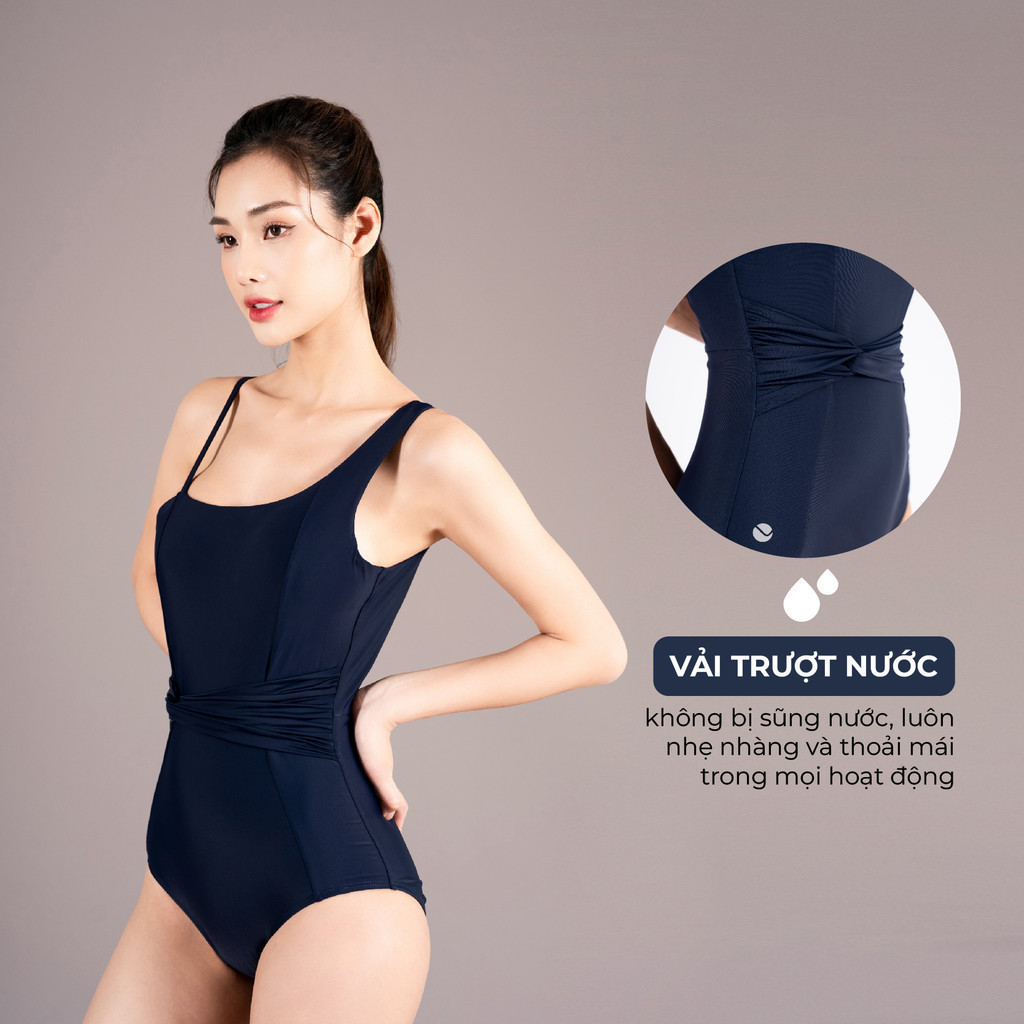 Mô tả Bộ Đồ Bơi Nữ Lệch Vai Livan Sport LV24N07-F401 Kèm Đệm Tháo Rời, Bộ Bơi Nữ Liền Thân - 4