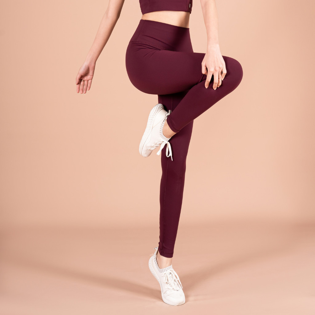 Mô tả Quần Legging Nữ Tập Yoga Basic Livan Sport Co Giãn Cạp Cao Mềm Mịn Ôm Form, Quần Legging Nữ, Quần Legging Tập Gym - 9