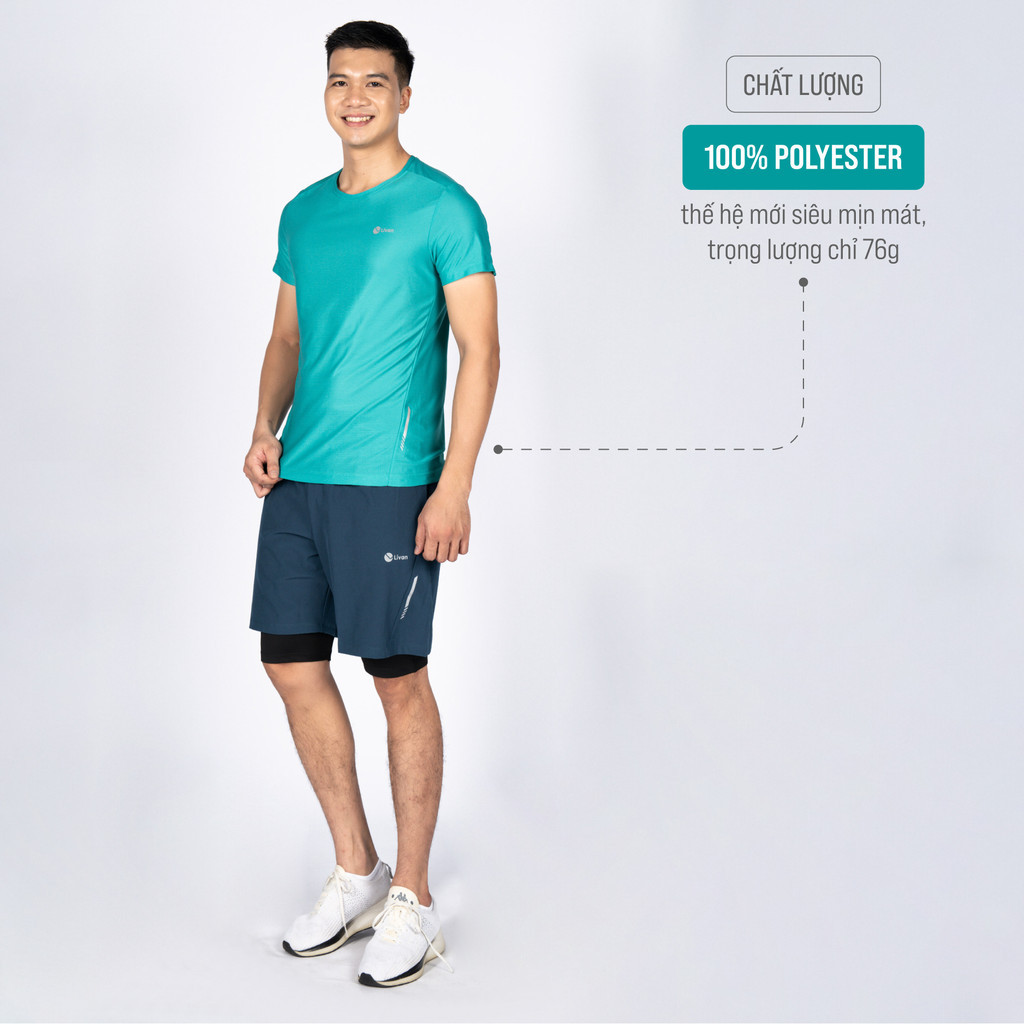 Mô tả Áo Chạy Bộ Nam Siêu Nhẹ Running Livan Sport LV24N03M201 Màu Sắc Nổi Bật - 8