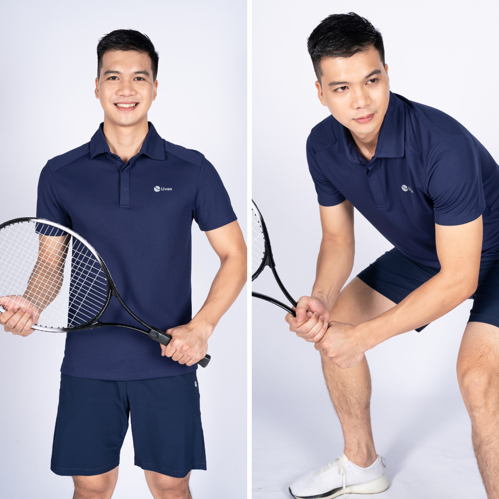 Mô tả Áo Polo Thể Thao Nam Livan Sport Co Giãn Thoáng Khí - 7