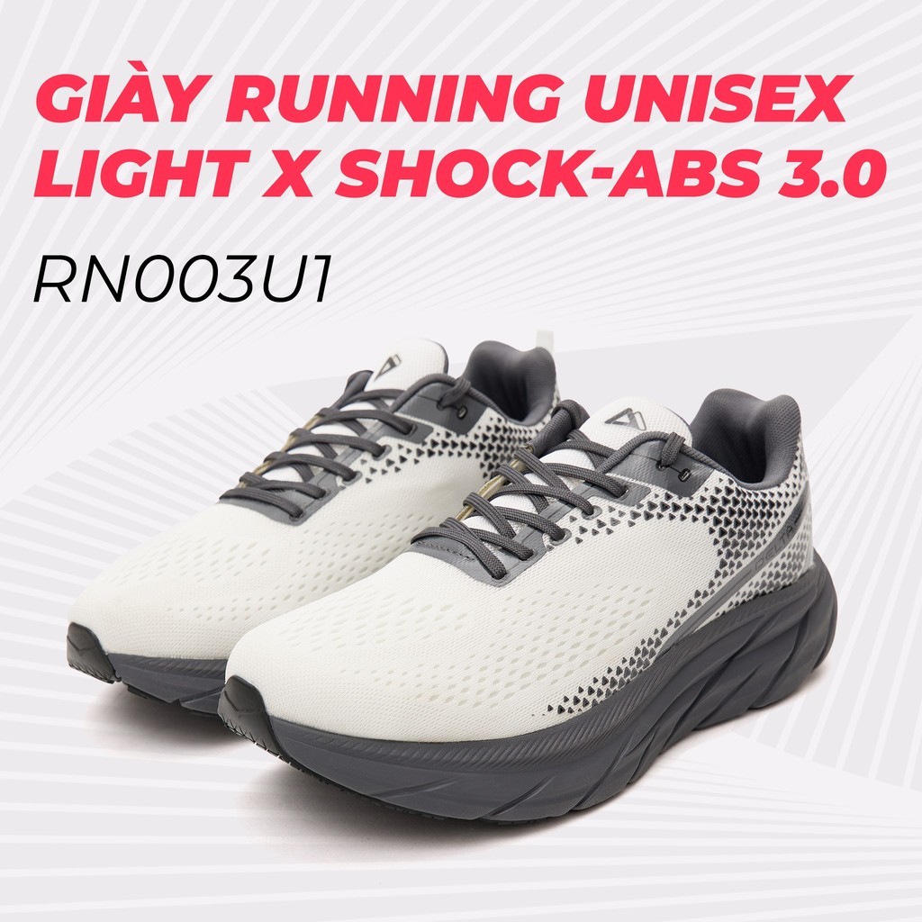 Mô tả DELTA Giày Chạy Bộ Running Light X Shock-Abs 3.0 Tối Ưu Cho chạy Địa Hình Và Tập Luyện Nhẹ RN003U1 - 1