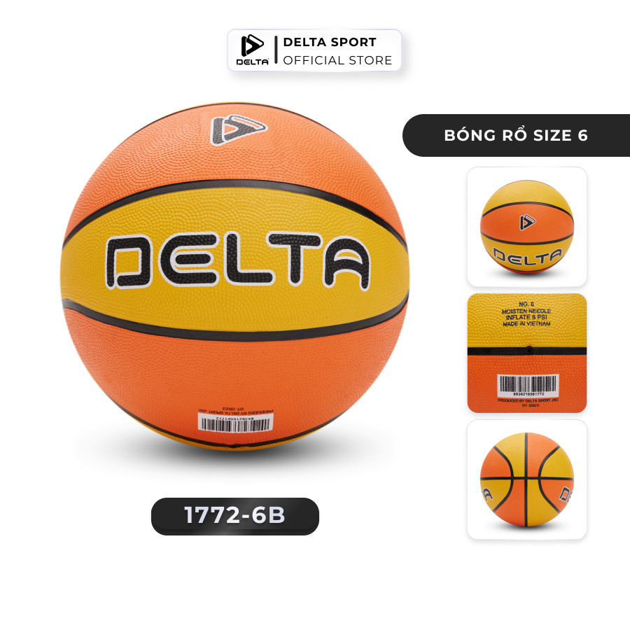 Mô tả Bóng Rổ DELTA Size 5,6,7 Cao Su Bền Bỉ Nhiều Màu Siêu Bám Tay Cho Bé Từ 5 Tuổi DELTABR02 - 3