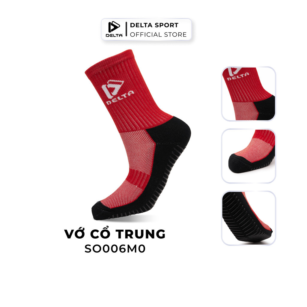 Mô tả DELTA Vớ Tất Đá Bóng Chuyên Dụng Chống Trơn Trượt Chất Dày Thoáng Khí Và Thấm Hút Mồ Hôi Tốt SO006M0 - 4