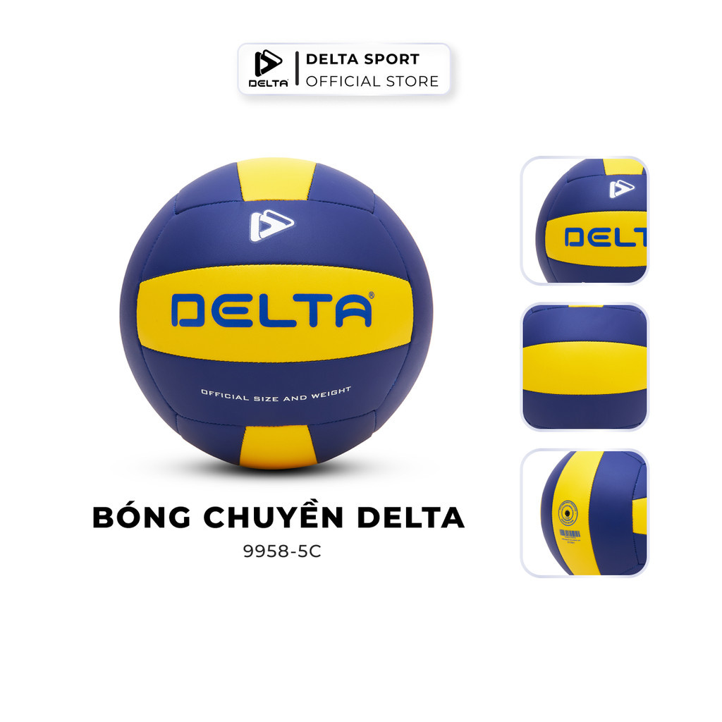 Mô tả Bóng Chuyền DELTA May Máy Size 5 Da TPU Êm Dịu Nhẹ Chống Nước Tốt Phù Hợp Tập Luyện DELTABC01 - 4