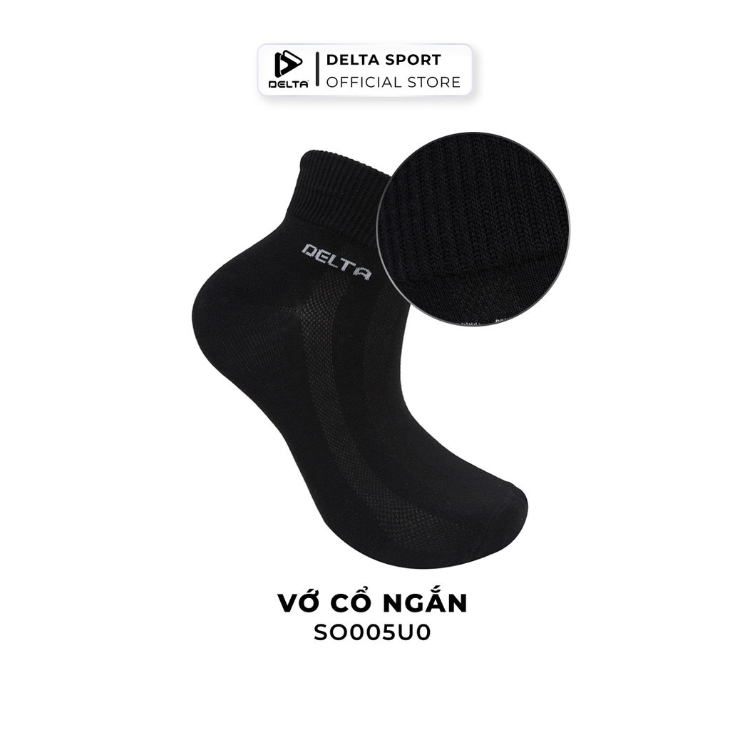 Mô tả DELTA Vớ Thể Thao Cổ Trung Unisex Vải Bamboo Mềm Mát Khử Mùi Kháng Khuẩn Thấm Hút Tốt SO003U0 - 3