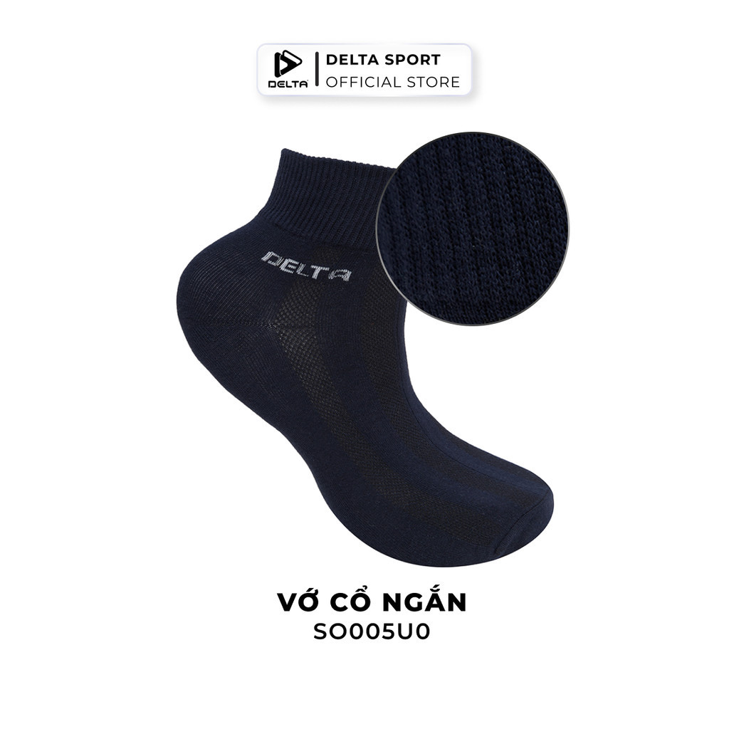 Mô tả DELTA Vớ Thể Thao Cổ Trung Unisex Vải Bamboo Mềm Mát Khử Mùi Kháng Khuẩn Thấm Hút Tốt SO003U0 - 5