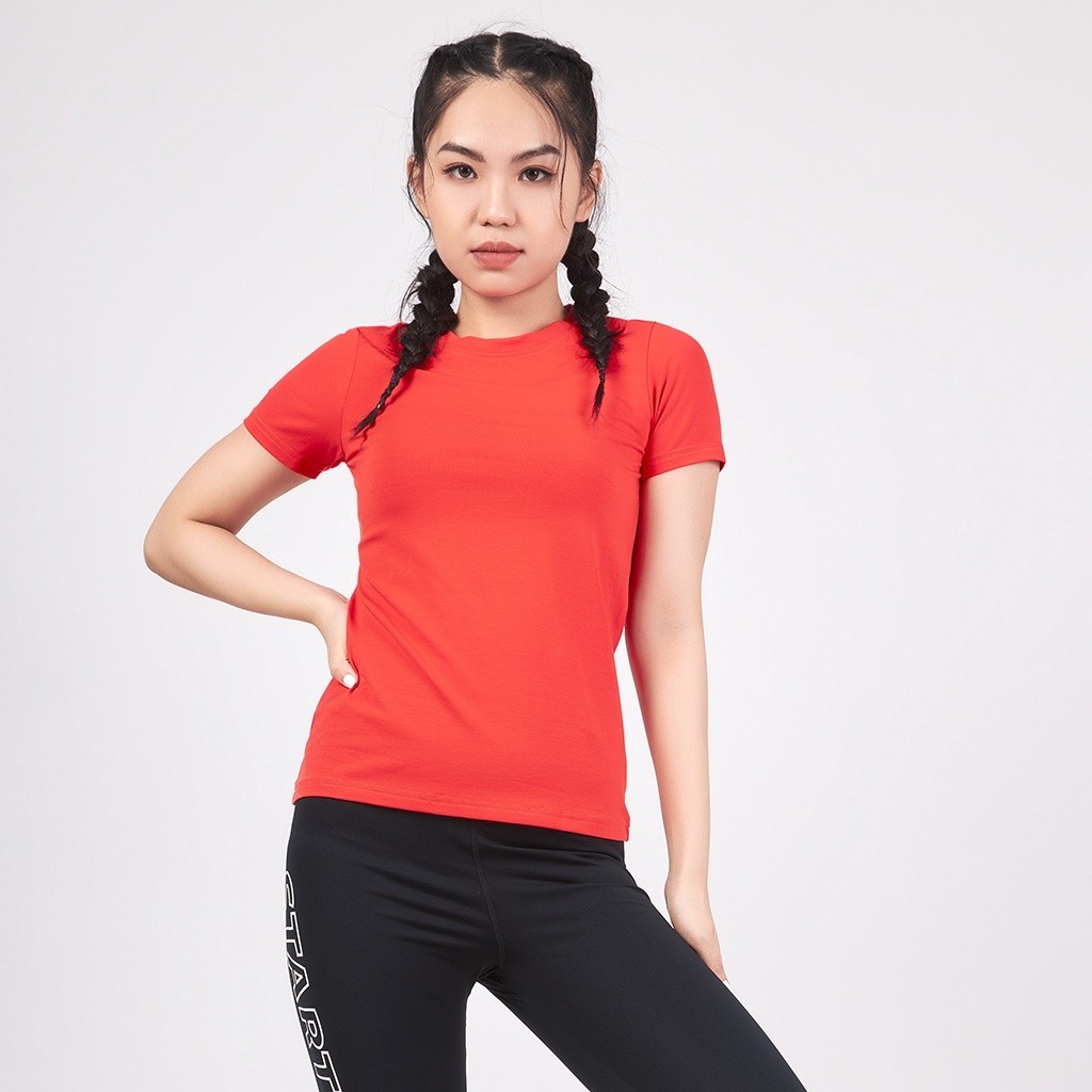 Mô tả DELTA Áo Thun Thể Thao Tay Ngắn Nữ Chất Cotton Mềm Mịn Co Giãn Thoải Mái Mặc Hằng Ngày R20 RTS012W - 2