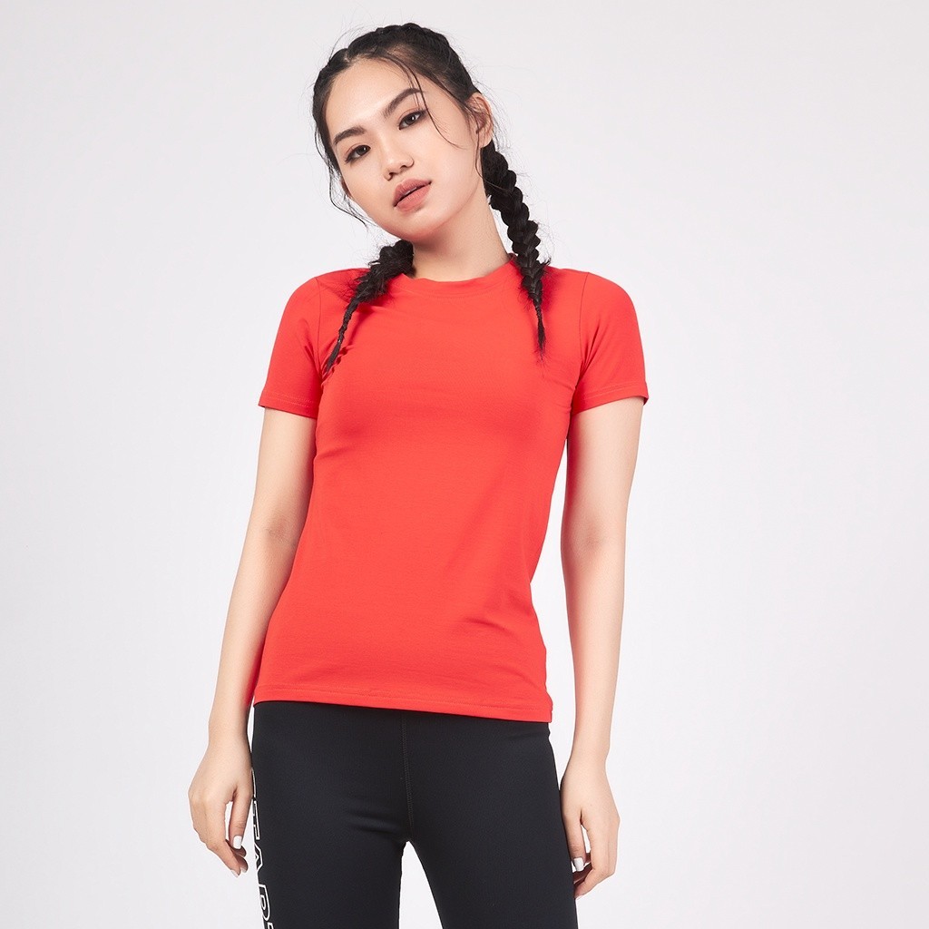 Mô tả DELTA Áo Thun Thể Thao Tay Ngắn Nữ Chất Cotton Mềm Mịn Co Giãn Thoải Mái Mặc Hằng Ngày R20 RTS012W - 3