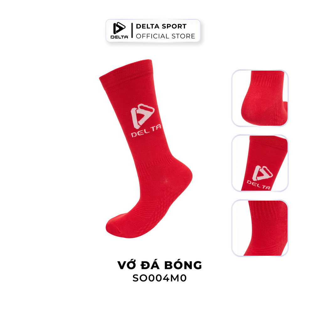 Mô tả DELTA Vớ Bóng Đá Cổ Cao Cao Cấp, Co Giãn 4 Chiều, Thoáng Khí, Thấm Hút Mồ Hôi SO004M0 - 6