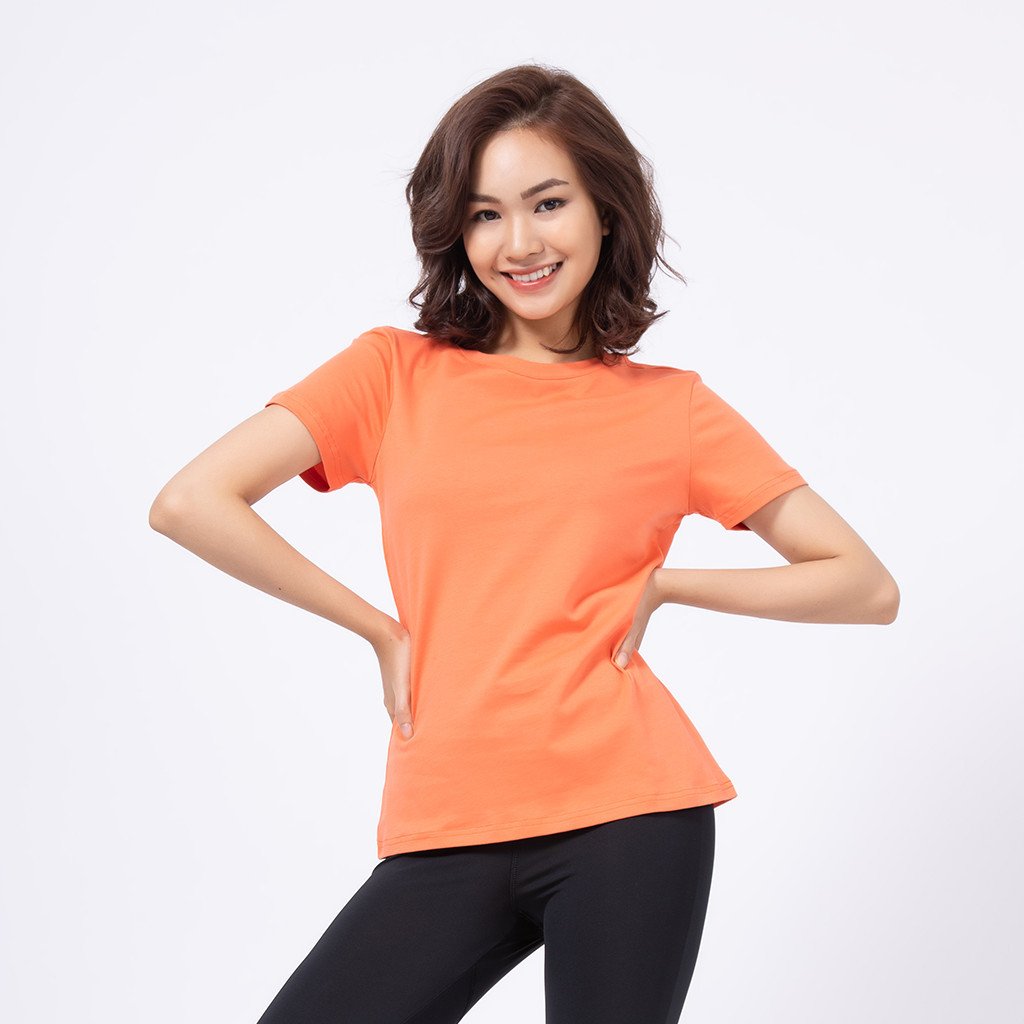 Mô tả DELTA Áo Thun Thể Thao Tay Ngắn Nữ Chất Cotton Mềm Mịn Co Giãn Thoải Mái Mặc Hằng Ngày R20 RTS012W - 7