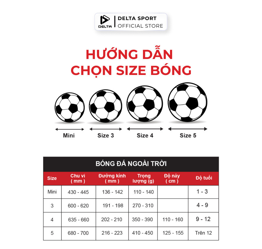 Mô tả Bóng Đá DELTA CAMPO Pro AR176 5D Size 5 Dán Ép Nhiệt Da PU Dùng Sân 7 11 Tự Nhiên Nhân Tạo DELTACA04 - 8
