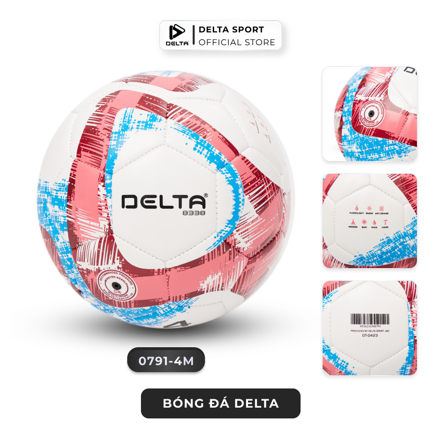 Mô tả Bóng Đá DELTA CAMPO 4M Size 4 May Máy Da TPU Nhẹ Mềm Sân 5 Cỏ Nhân Tạo Bé Từ 9-12 Tuổi DELTACA05 - 5
