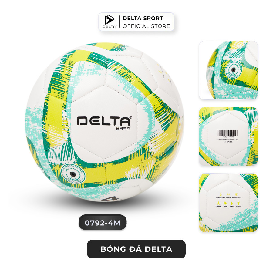 Mô tả Bóng Đá DELTA CAMPO 4M Size 4 May Máy Da TPU Nhẹ Mềm Sân 5 Cỏ Nhân Tạo Bé Từ 9-12 Tuổi DELTACA05 - 6