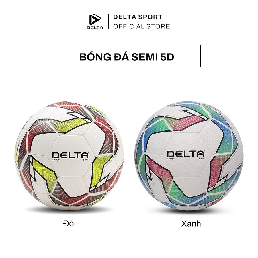 Mô tả Bóng Đá DELTA CAMPO Semi 5D Size 5 Dán Ép Nhiệt Da PU Hàn Quốc Chống Nước Tốt Từ 12 Tuổi DELTACA03 - 2