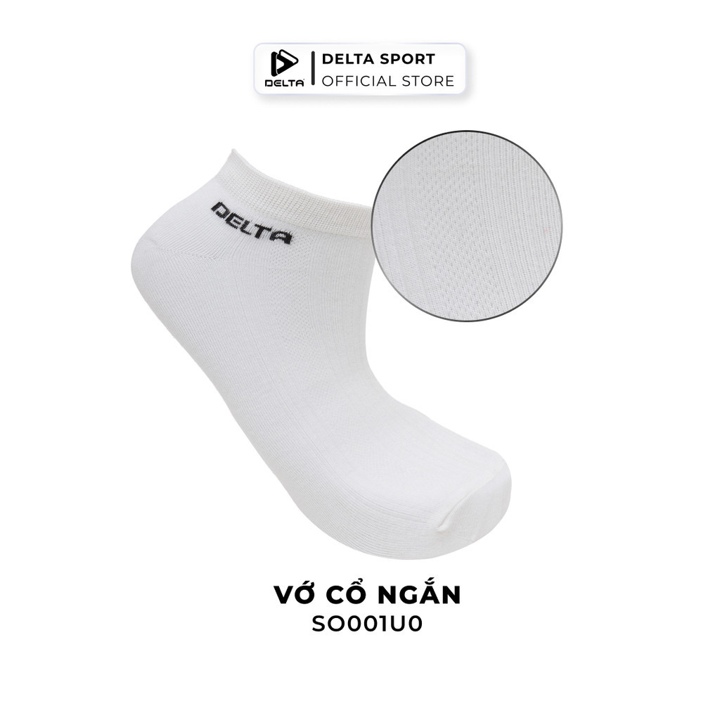 Mô tả DELTA Vớ Thể Thao Cổ Ngắn Unisex Chất Cotton Cao Cấp Co Giãn 4 Chiều Thoáng Khí Thấm Hút Tốt SO001U0 - 5