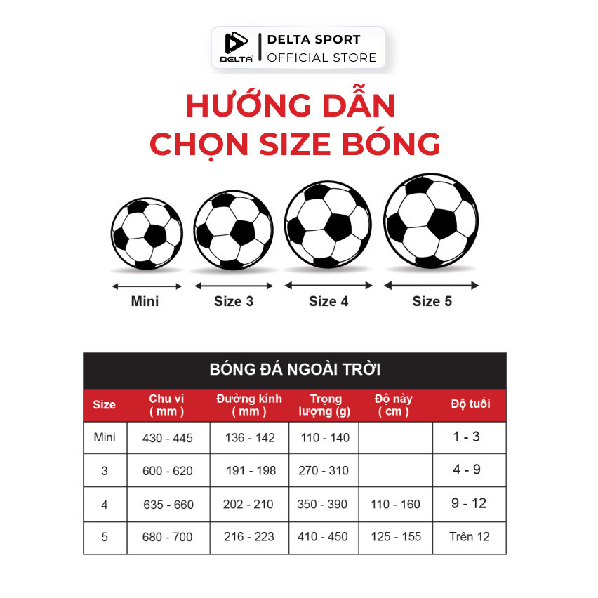 Mô tả Bóng Đá DELTA FUTSAL Lite Size 4 Da PU Dán Ép Nhiệt Chơi Trên Sân 5 Cỏ Nhân Tạo, Trong Nhà 3696-4D - 8
