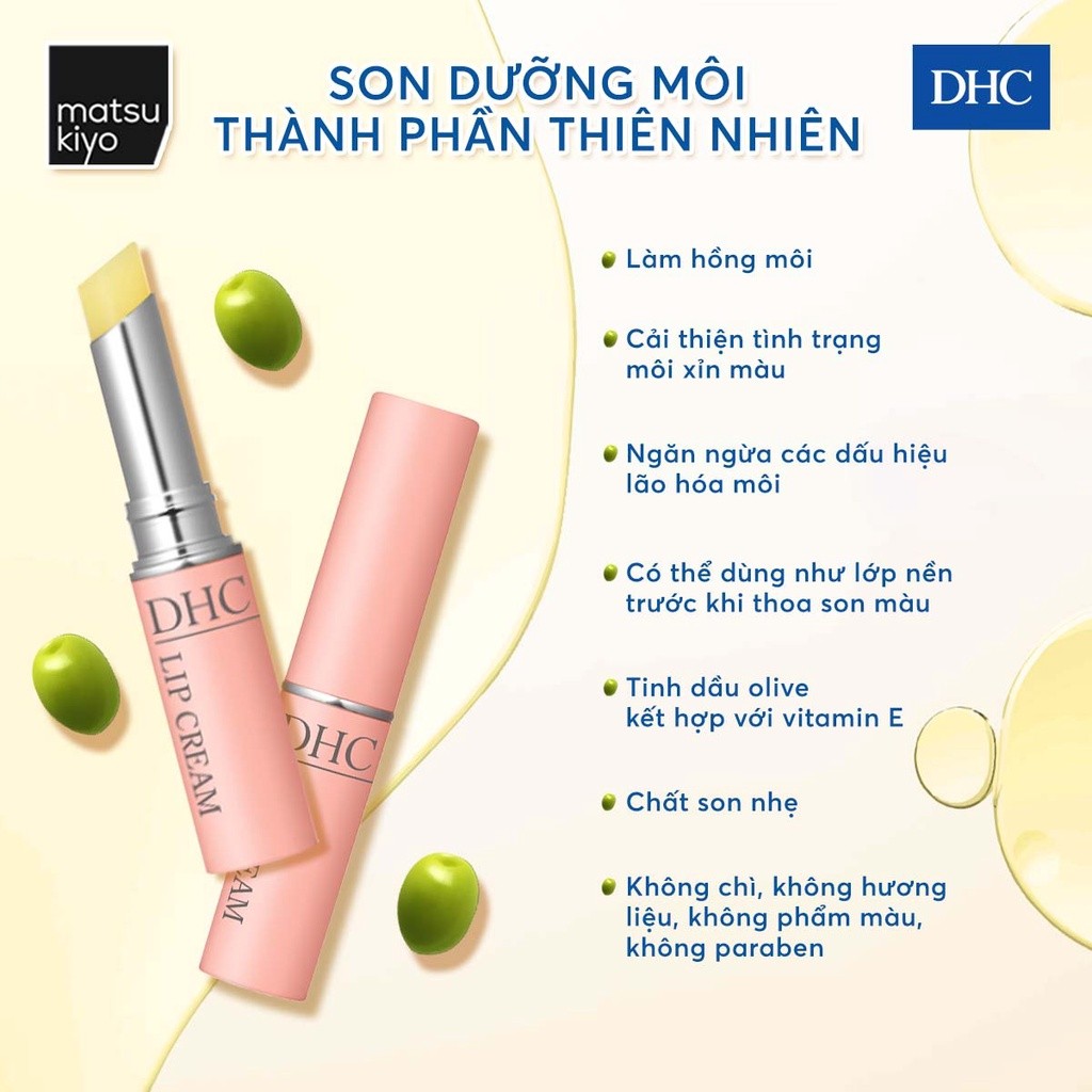 Mô tả Son dưỡng DHC Lip Cream - 1.5g - 2