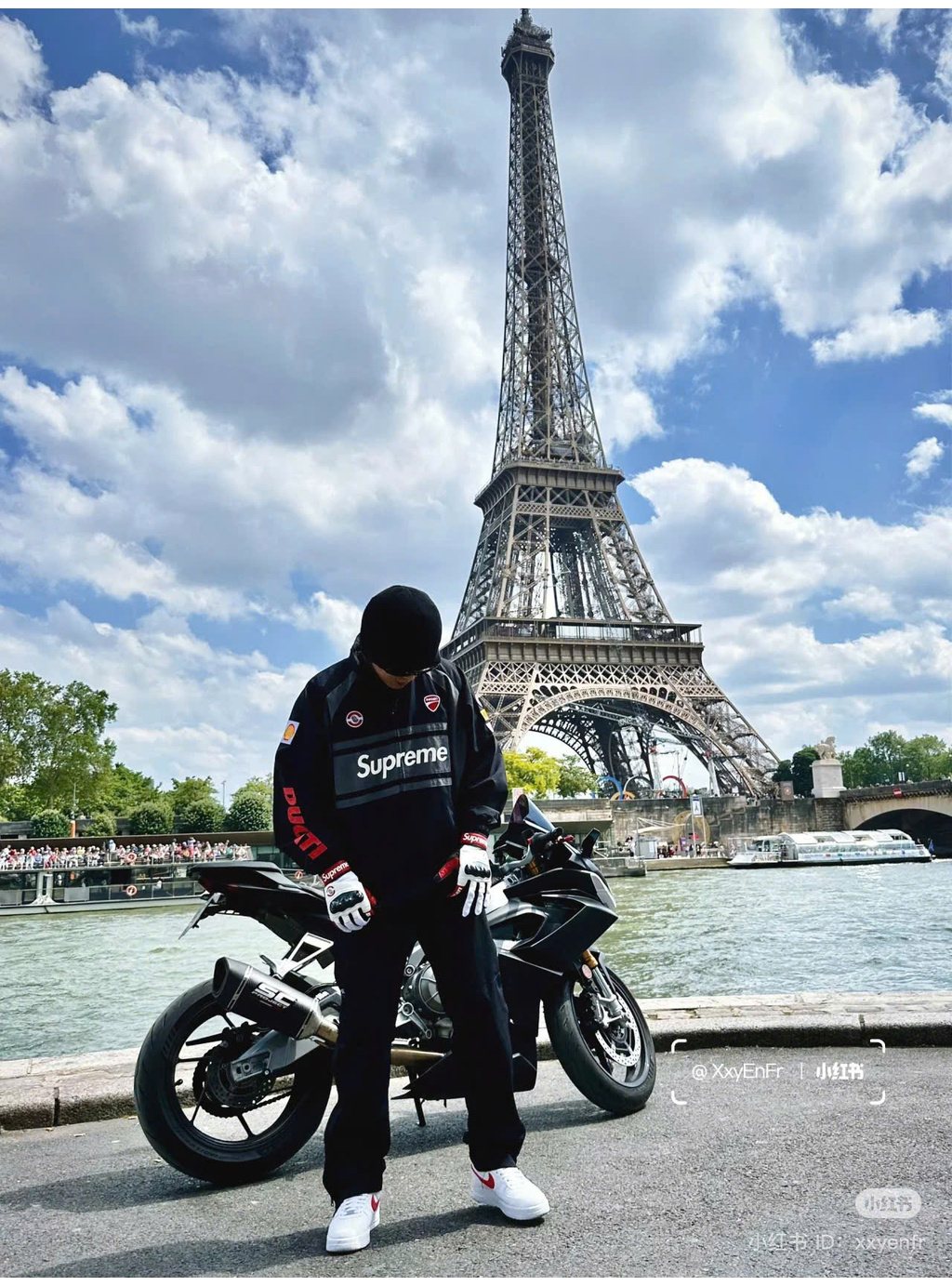 ⚡️[Hight Quality] - Áo Khoác Gió Supreme x Ducati Track