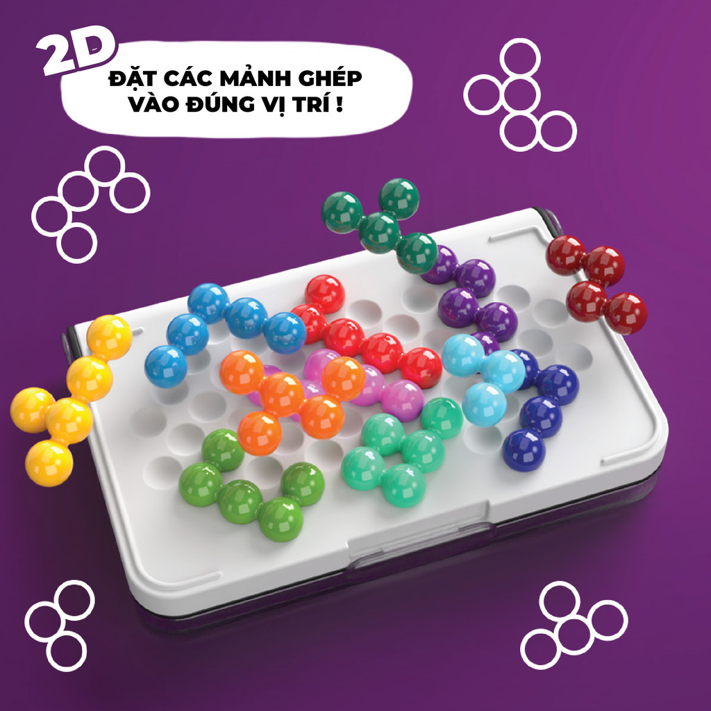 Mô tả Đồ chơi trí tuệ SmartGames thử thách IQ Pro gồm 120 thử thách giúp bé phát triển tư duy toàn diện - 7