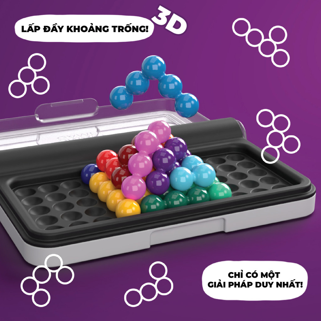 Mô tả Đồ chơi trí tuệ SmartGames thử thách IQ Pro gồm 120 thử thách giúp bé phát triển tư duy toàn diện - 8