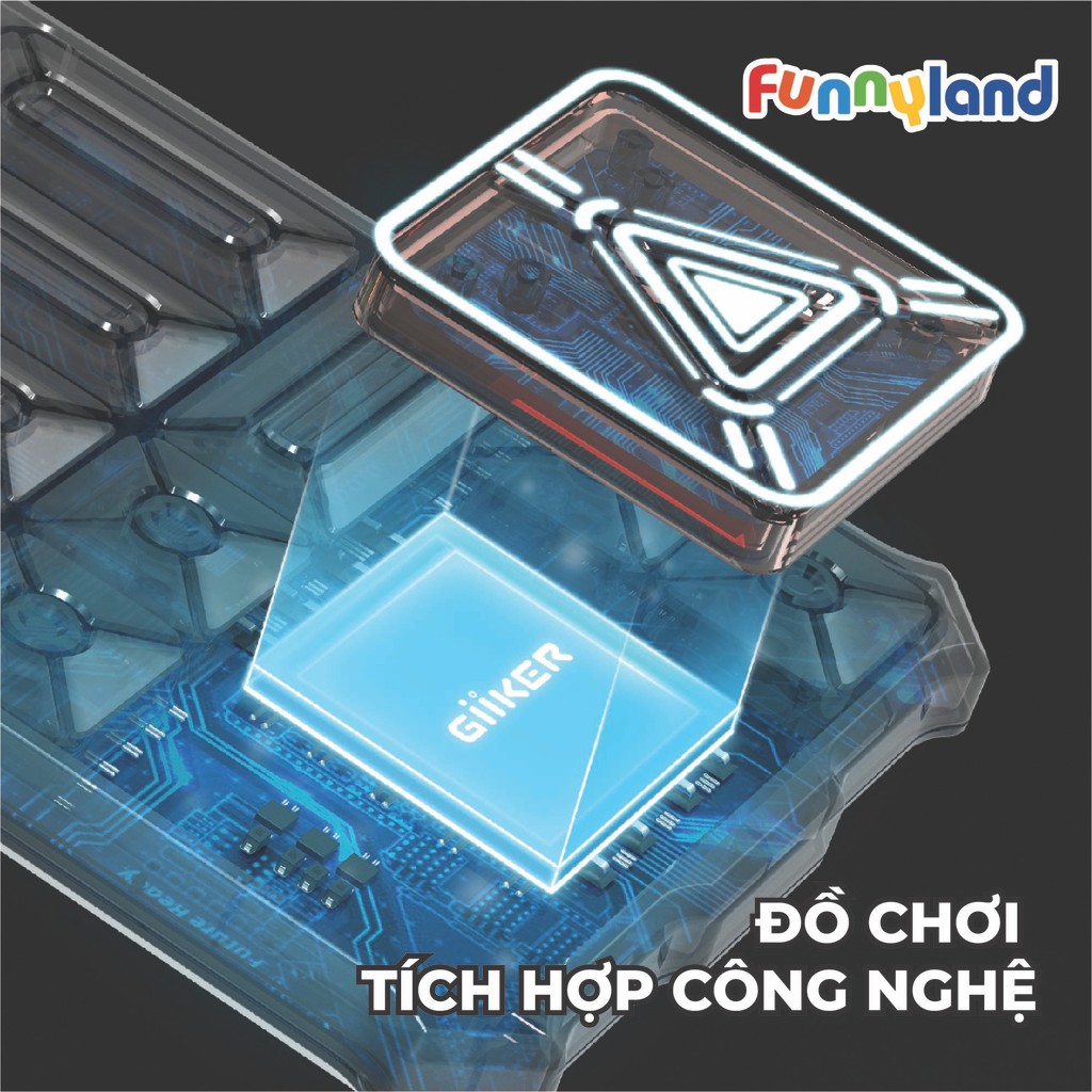 Mô tả Đồ chơi xếp hình nam châm cảm ứng thông minh Giiker Super Slide Grey - 3