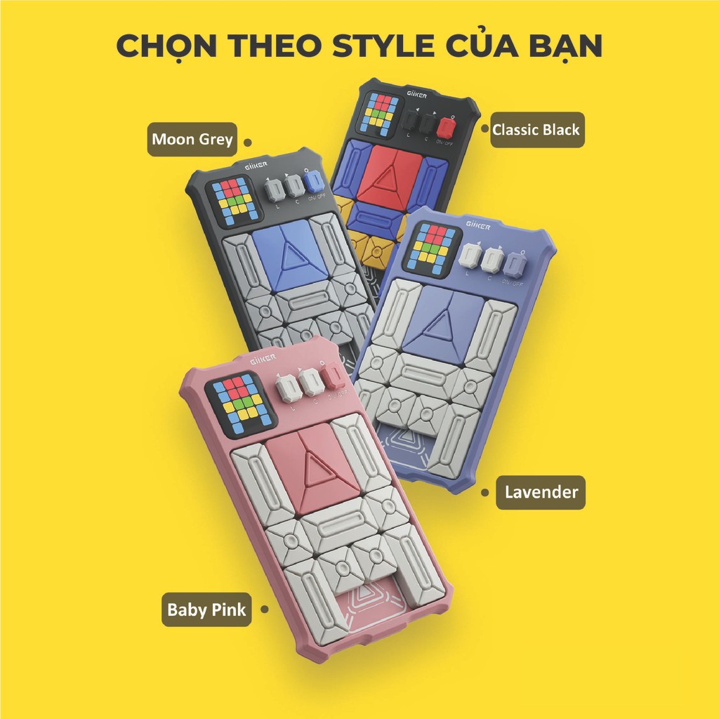 Mô tả Đồ chơi xếp hình nam châm cảm ứng thông minh Giiker Super Slide Grey - 4