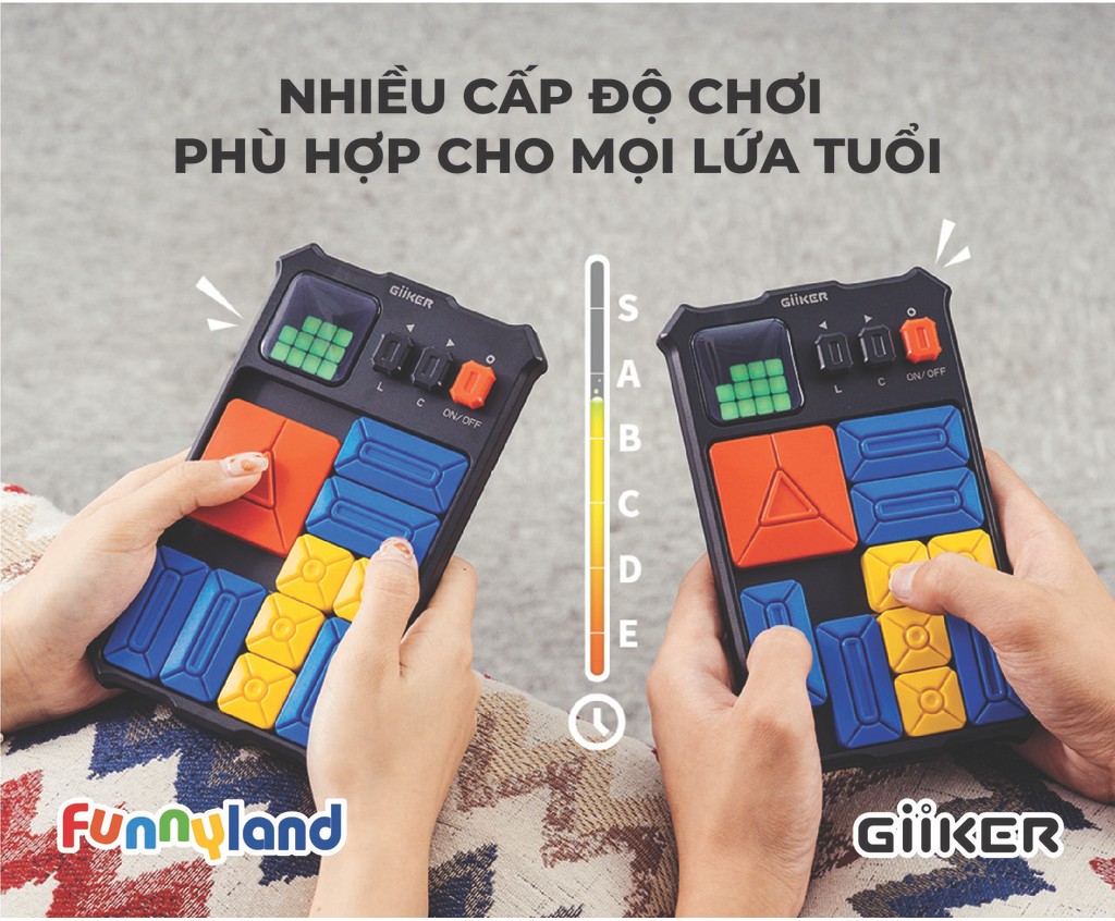 Mô tả Đồ chơi xếp hình nam châm cảm ứng thông minh Giiker Super Slide Grey - 5