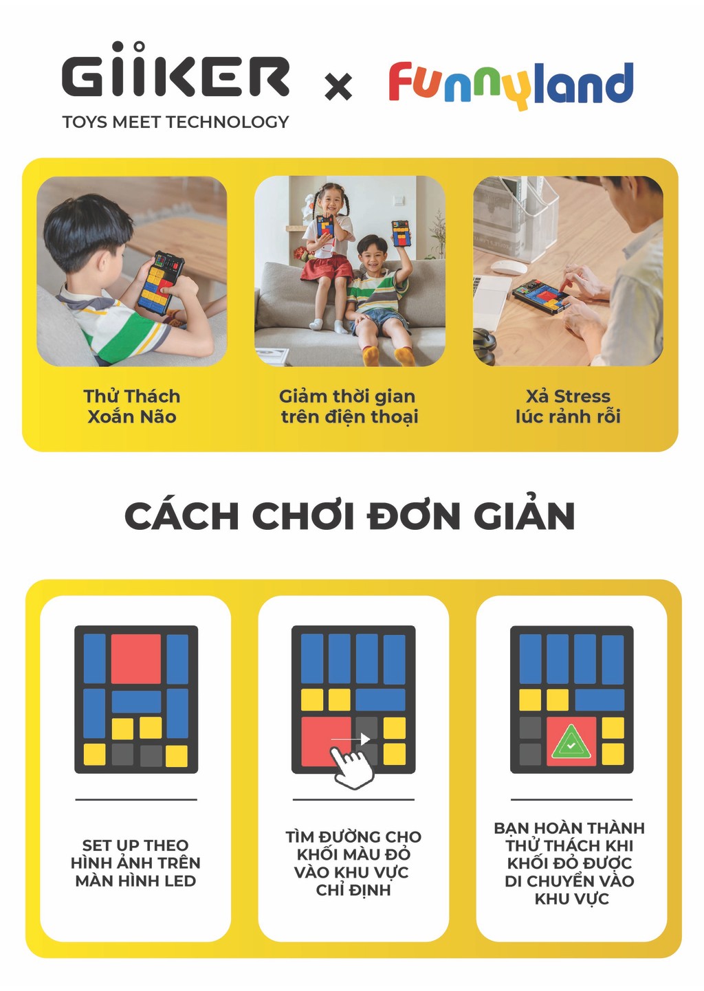 Mô tả Đồ chơi xếp hình nam châm cảm ứng thông minh Giiker Super Slide Grey - 6