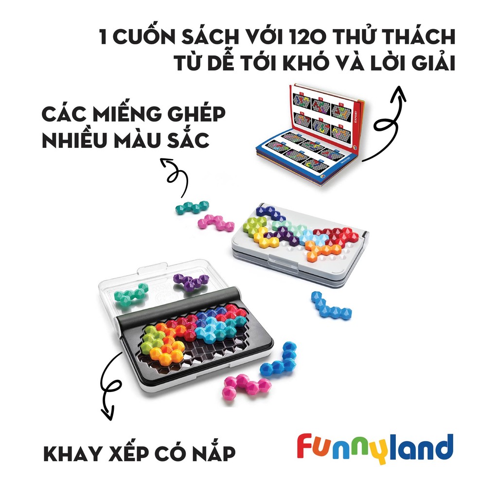Mô tả Đồ chơi trí tuệ SmartGames Thử thách IQ SIX PRO - 4