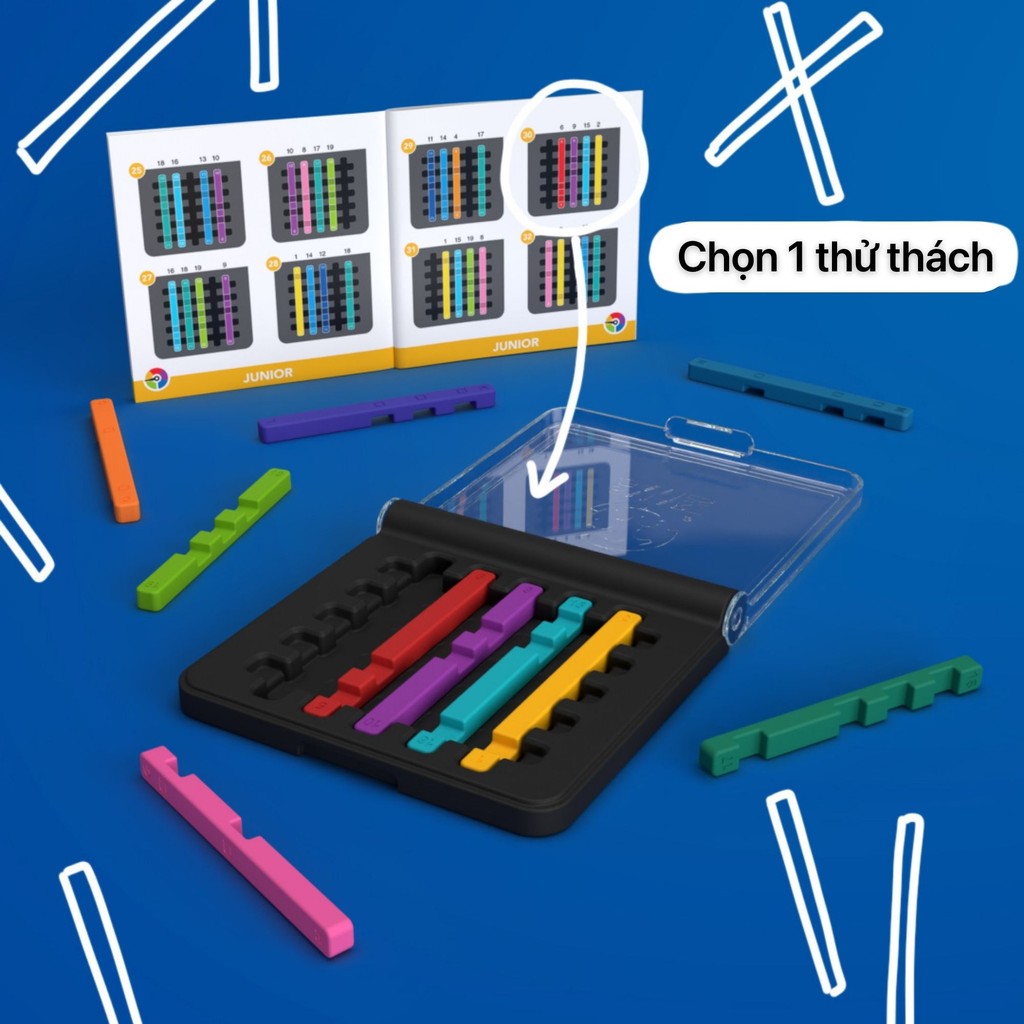 Mô tả Đồ chơi trí tuệ SmartGames Thử thách IQ Stixx - 5