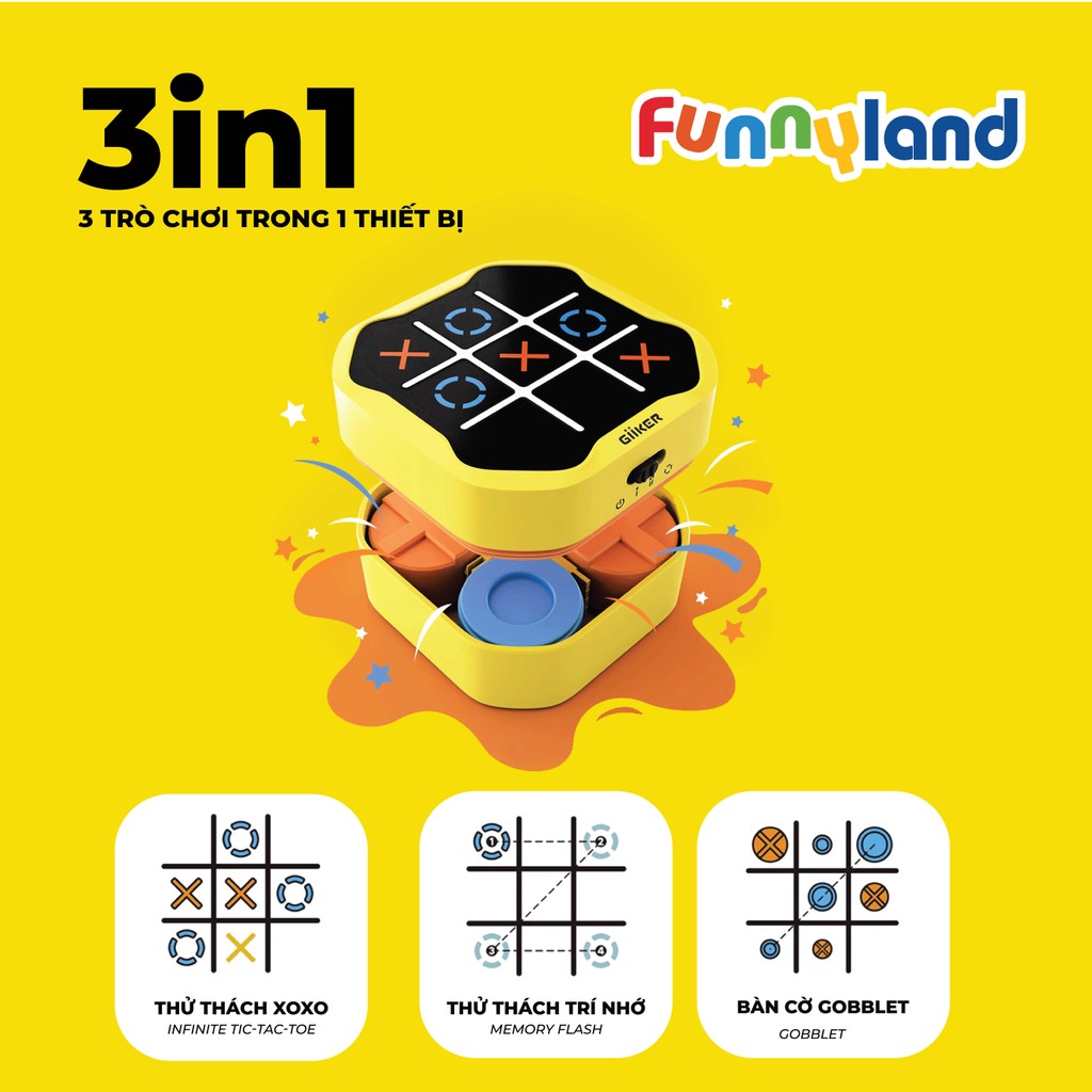 Mô tả Đồ chơi thông minh Tic-Tac-Toe Bolt Giiker - 3
