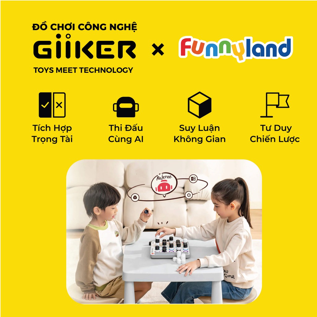 Mô tả Đồ chơi thông minh Giiker Smart Four - Cờ Caro Công Nghệ AI Thông Minh - 2