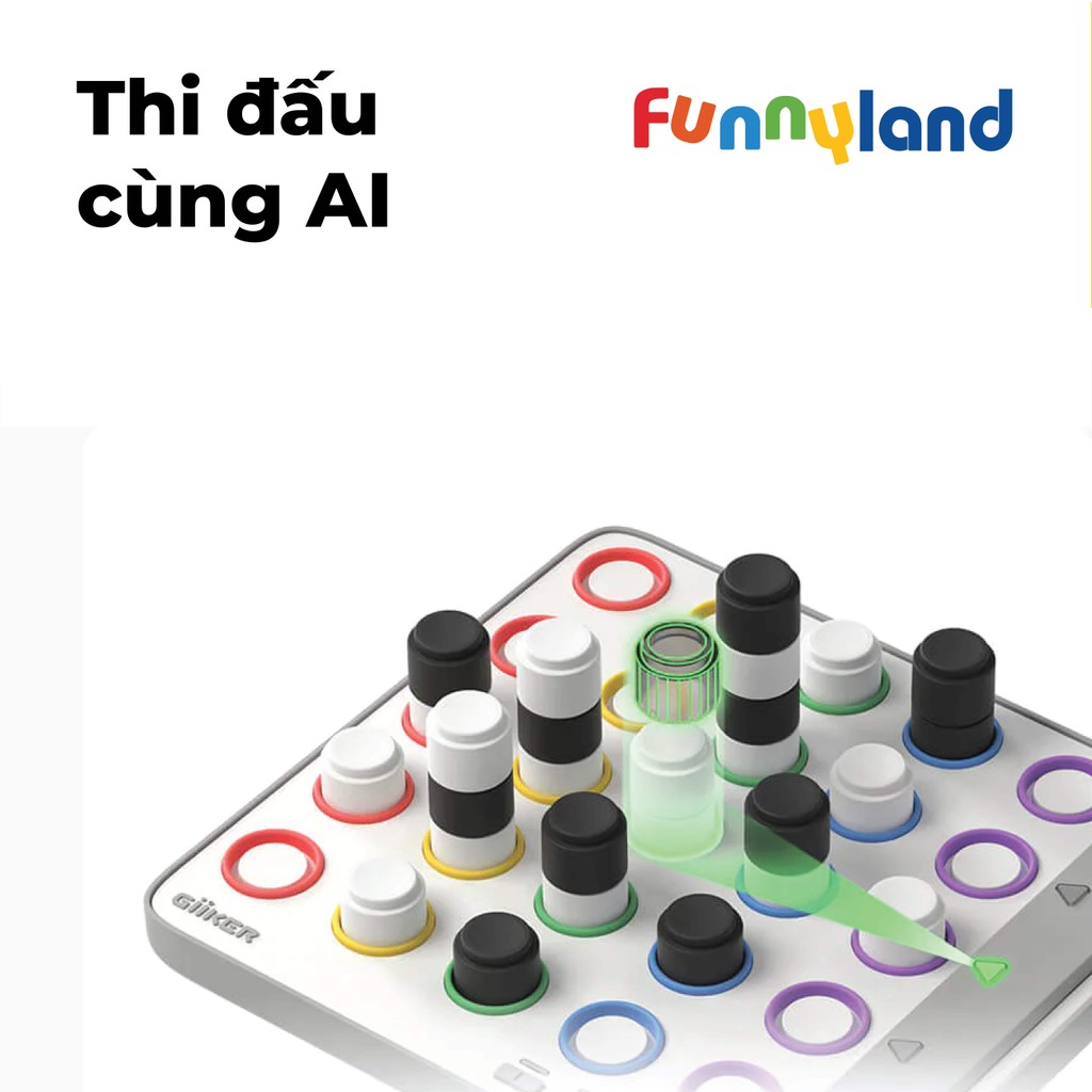 Mô tả Đồ chơi thông minh Giiker Smart Four - Cờ Caro Công Nghệ AI Thông Minh - 4