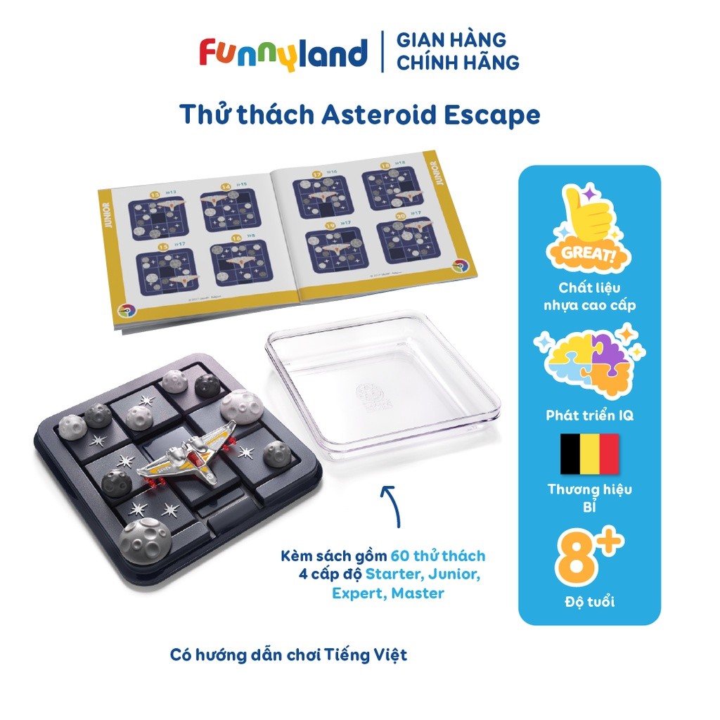 Mô tả Đồ chơi trí tuệ SmartGames Thử thách Asteroid Escape - 1