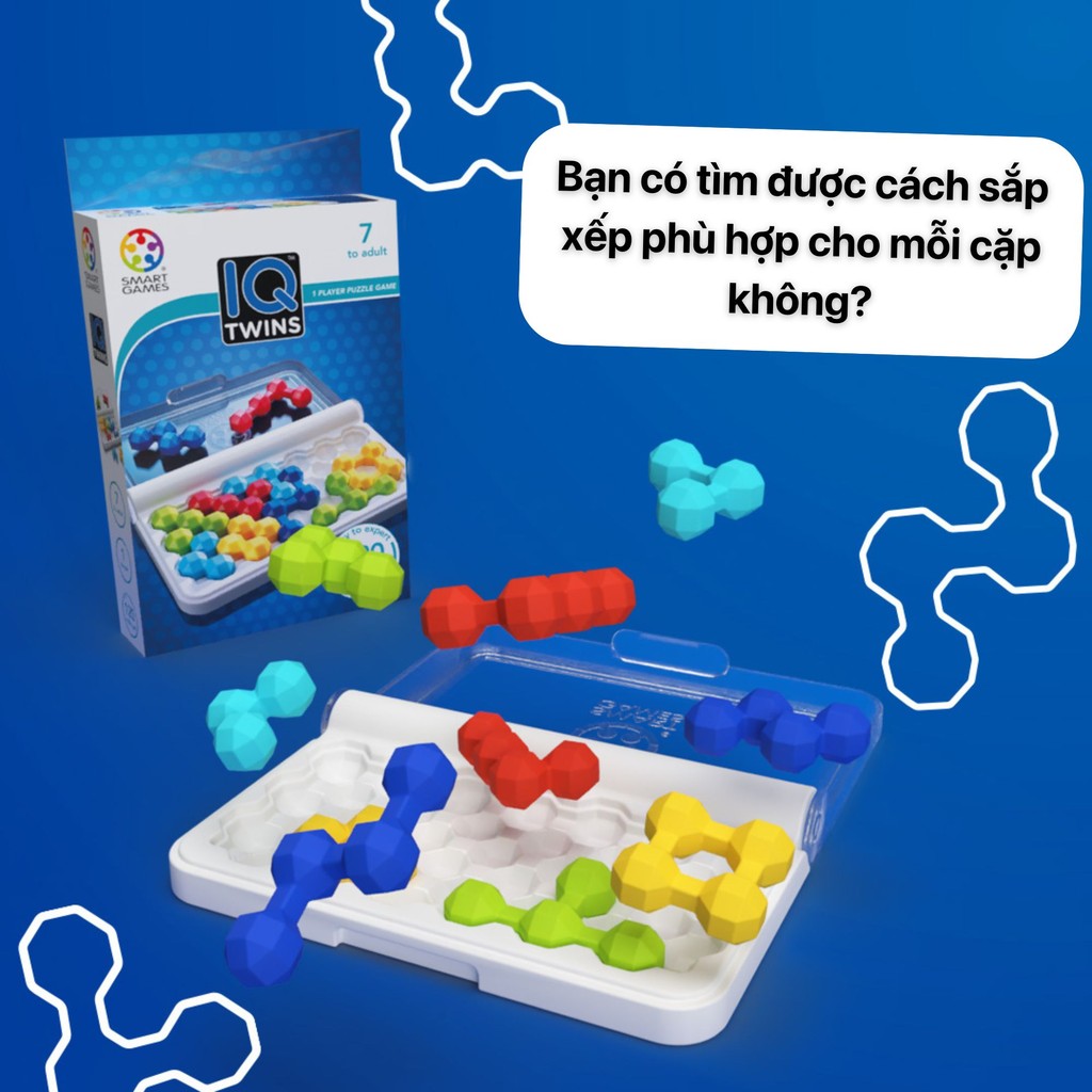 Mô tả Đồ chơi trí tuệ Smartgames Thử Thách IQ Twins - 4