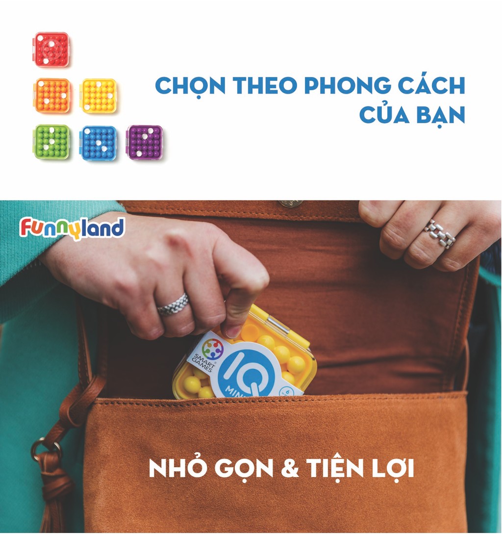 Mô tả Đồ chơi trí tuệ thử thách IQ SmartGames gồm 120 thử thách giúp bé phát triển tư duy toàn diện - 4