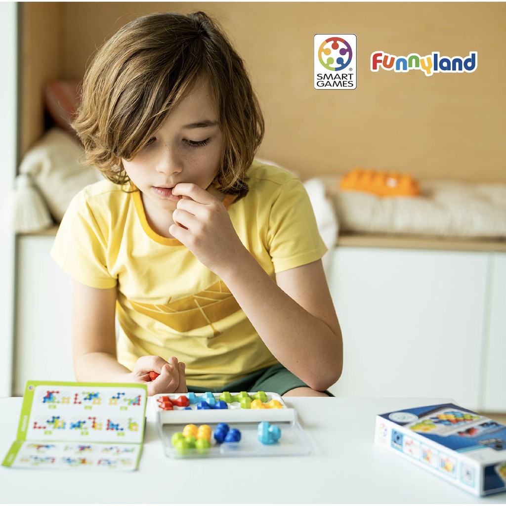 Mô tả Đồ chơi trí tuệ thử thách IQ SmartGames gồm 120 thử thách giúp bé phát triển tư duy toàn diện - 6