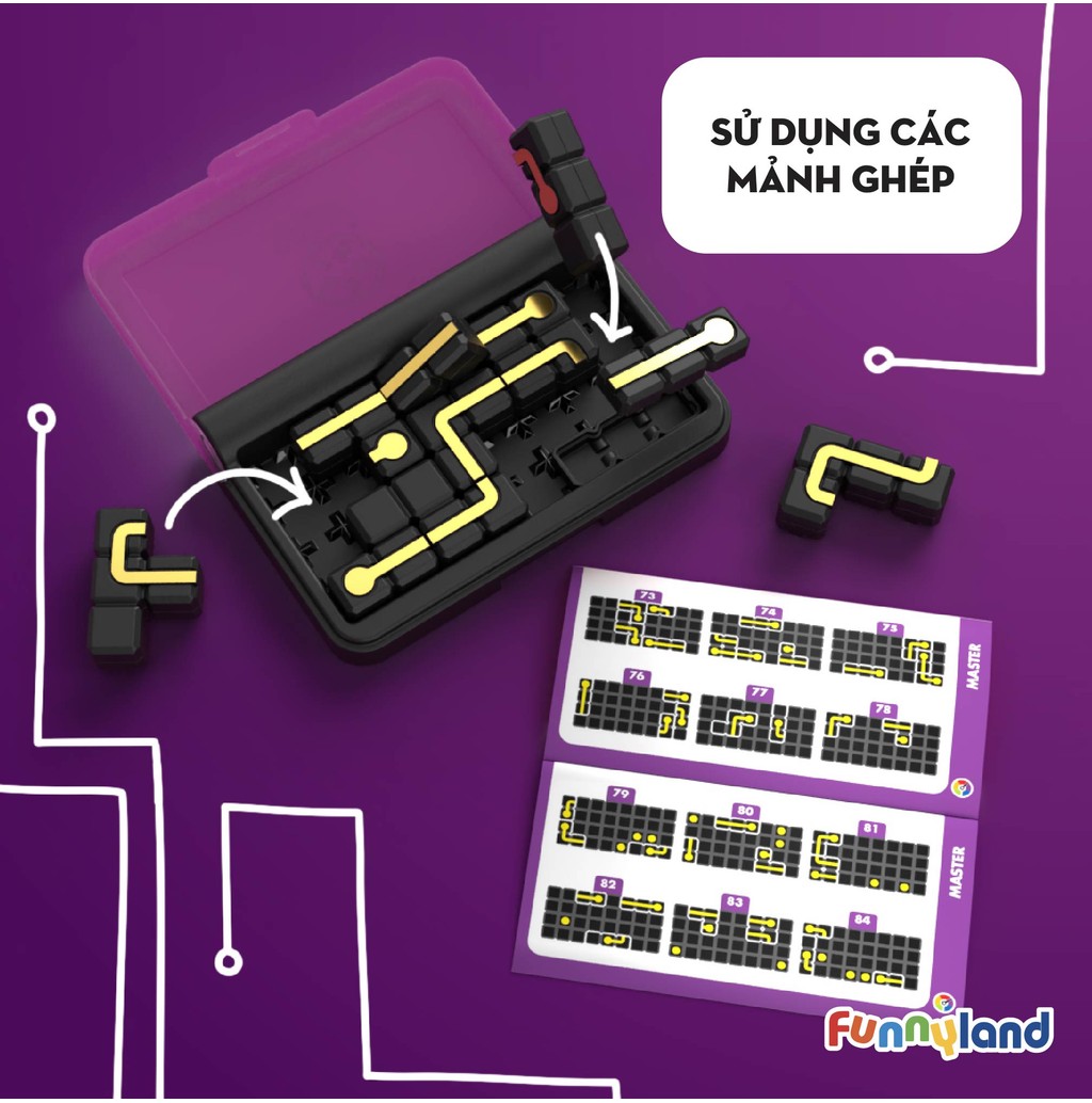 Mô tả Đồ chơi trí tuệ SmartGames Thử thách IQ CIRCUIT - 6