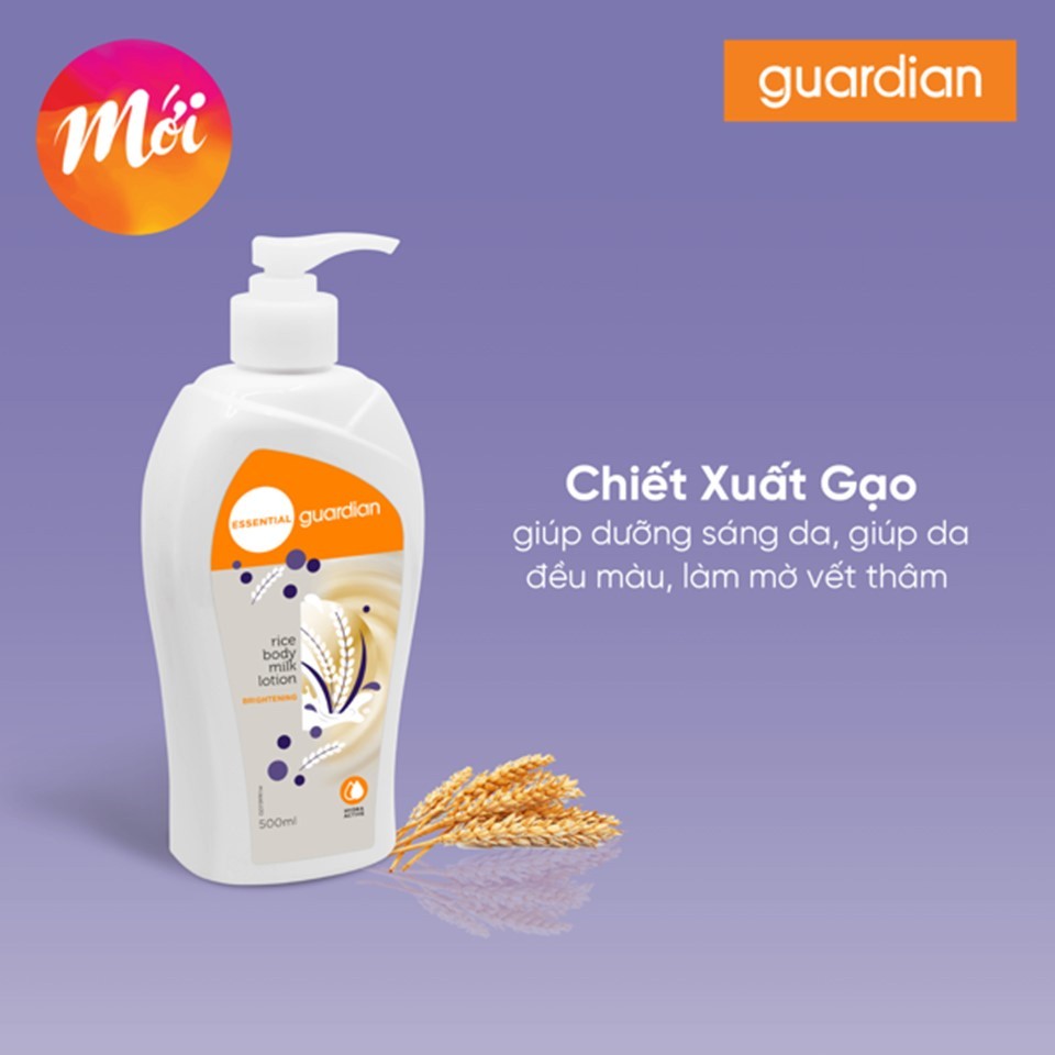 Sữa Dưỡng Thể Hỗ Trợ Sáng Da Guardian Rice Brightening Body Milk Lotion ...
