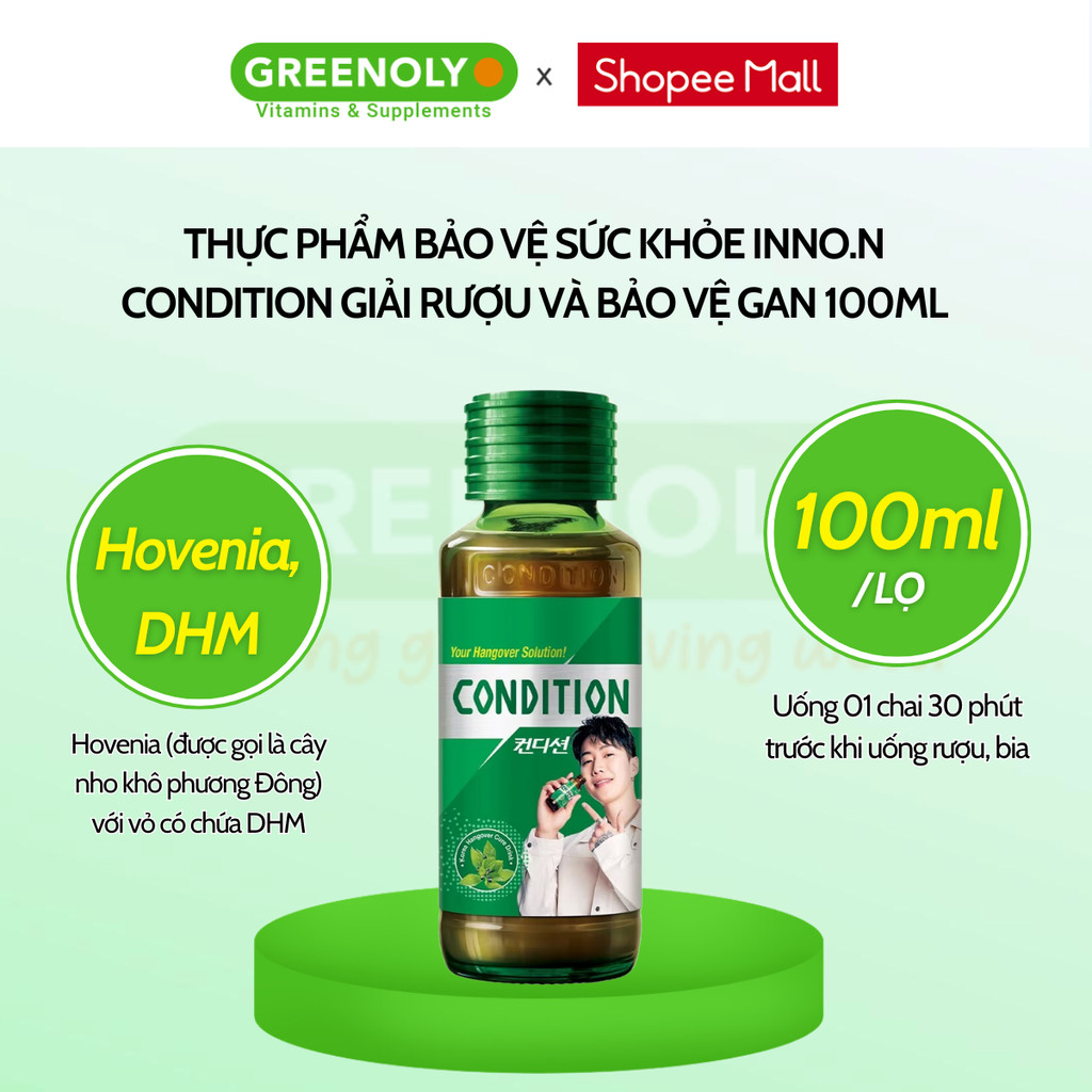 Mô tả Nước giải rượu Kolmar Condition hỗ trợ giải rượu và giải độc gan 100ml - 3