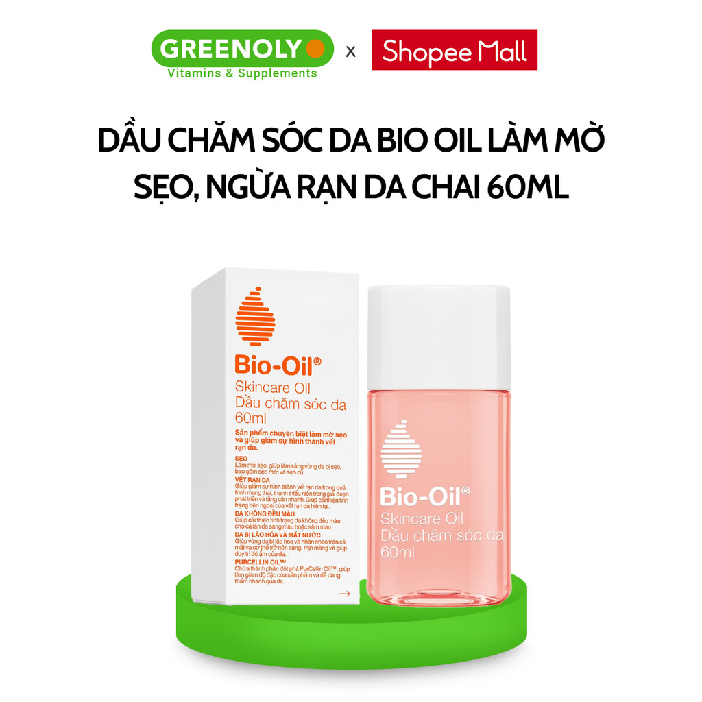 Mô tả Dầu chăm sóc da giúp cải thiện rạn da, mờ sẹo và đều màu da Bio Oil Skincare Oil Chai 60ml - 1