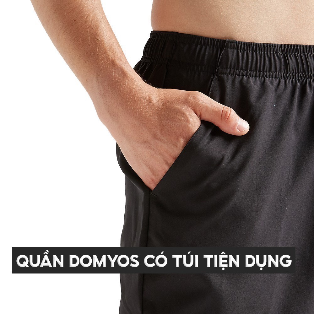 Mô tả Quần thể thao cho nam tập gym fitness DOMYOS fst100 có túi màu xanh navy mã 8529981 - 5